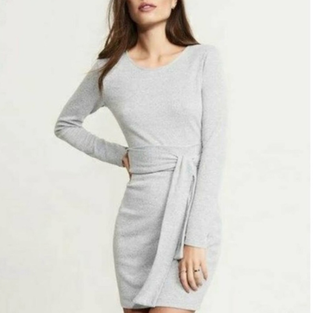 Dynamite Stretchy Body-Con Wrap Dress
